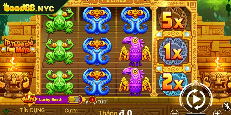 Thành Phố Vàng Maya GOOD88 | Hành Trình Khám Phá Kho Báu 2 Biểu tượng Bonus hấp dẫn